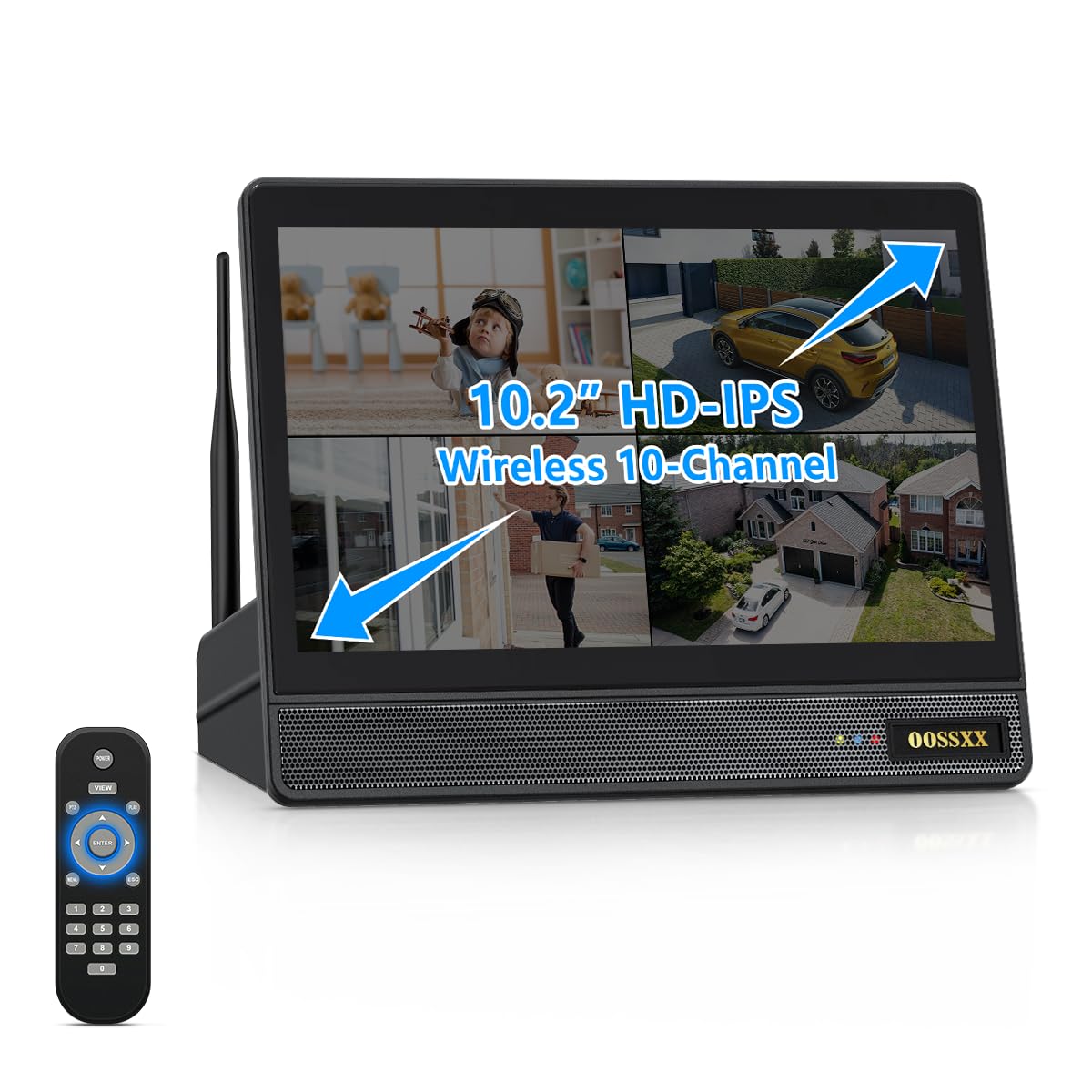 Amazon.com: (2026 New) 10CH Wireless NVR Recorder with 10
